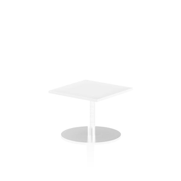 Dynamic Italia Square Poseur Table (dynamic Italia 600mm Poseur Square Table White Top 475mm High Leg Itl0210 Dd)