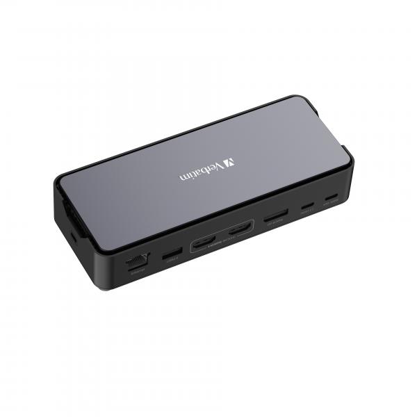 Verbatim UsB-C Pro Docking Station 15 Portssd Slot CdS-15ssd