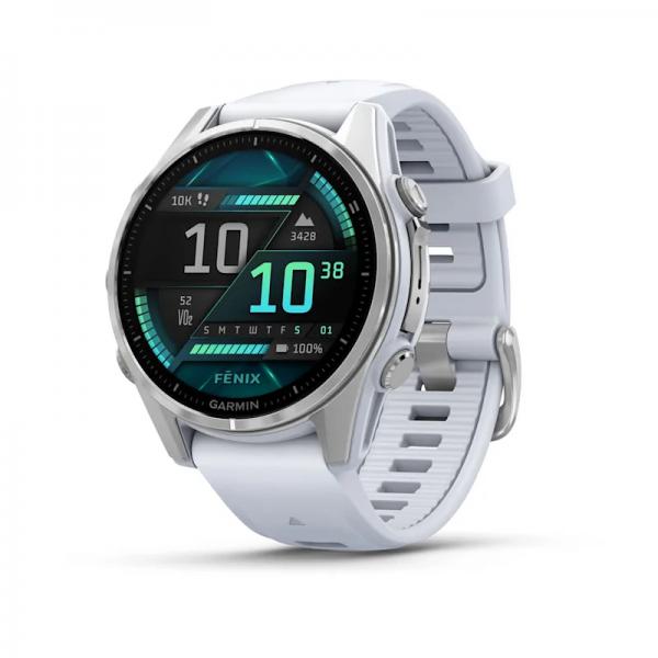 Garmin Fenix 8 43mm Steinweiß/silber