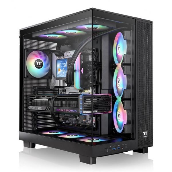 Thermaltake Geh View 380 Xl Tg Midi Tower "argb"       Black Retail