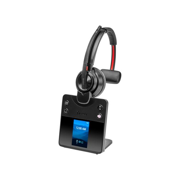 Hp Poly Savi 8410 Office Monaural Microsoft Teams Certified Dect 1880-1900 Mhz HeadseT-Euro