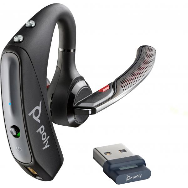 Hp Poly Voyager 5200 UsB-A Bluetooth Headset +bt700 Dongle