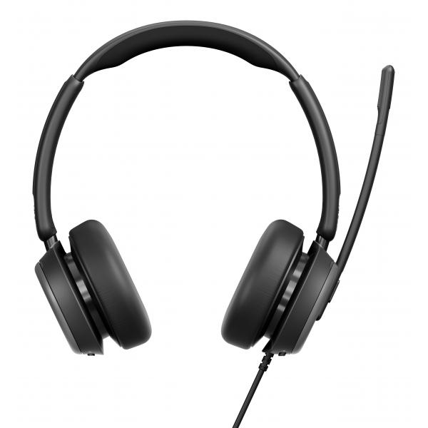Epos Impact 860 Anc Stereo UsB-C Openoffice Headset Mit Active Noise Cancelling UsB-A Adapter