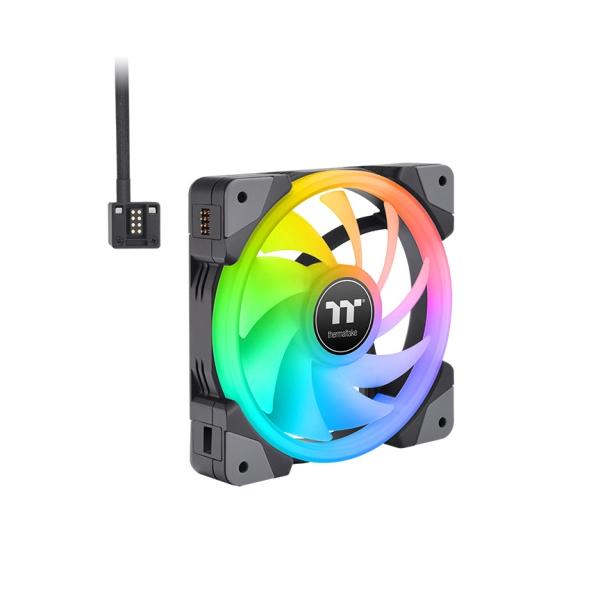 Thermaltake Swafan Ex14 Rgb Pc Cooling Fan Tt Premium Edition (schwarz, 3er Pack, Inkl. Controller)