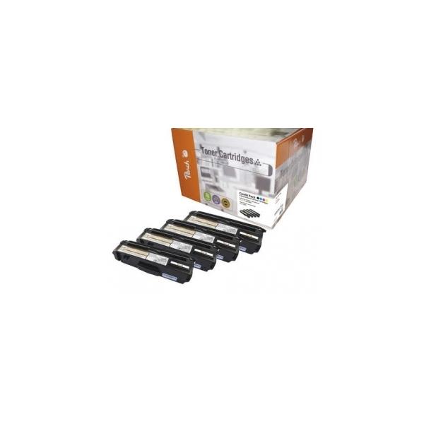 Peach Combipack 4er Pack Extra Schwarz, Gelb, Cyan, Magenta Wiederaufbereitet Tonerpatrone