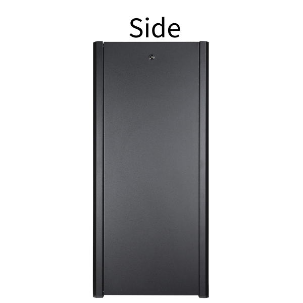 Lanview 19" 20u W=600mm D=450mm H=1000mm Wallmount Pro Black (rwp20u45bl) - Image 4