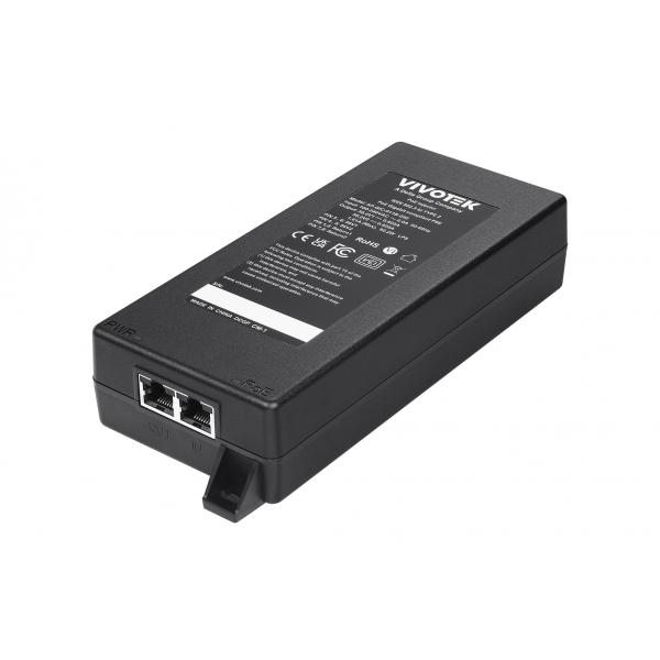 Vivotek AP-GiC-011B-090 Indoor Gigabit Upoe Injector, 90w Gigabit 802.3bt 90w Poe Injector