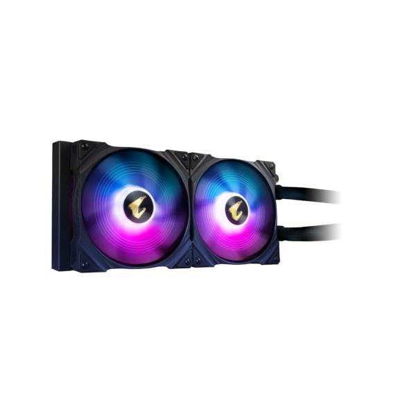 Gigabyte Aorus Waterforce X 280 AlL-IN-One Liquid Cooler With Circular Lcd Display Rgb Fusion 2.0 tr