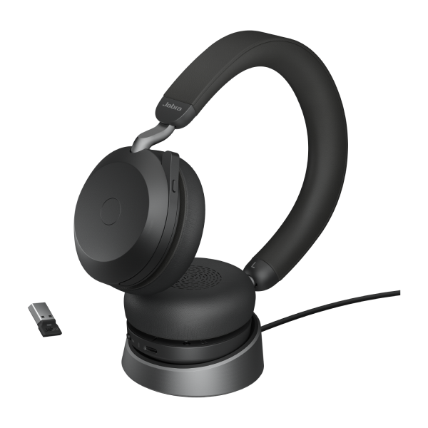 Gn Netcom Jabra Evolve2 75 Uc Schwarz + Ladestation + Link 380a - Image 4