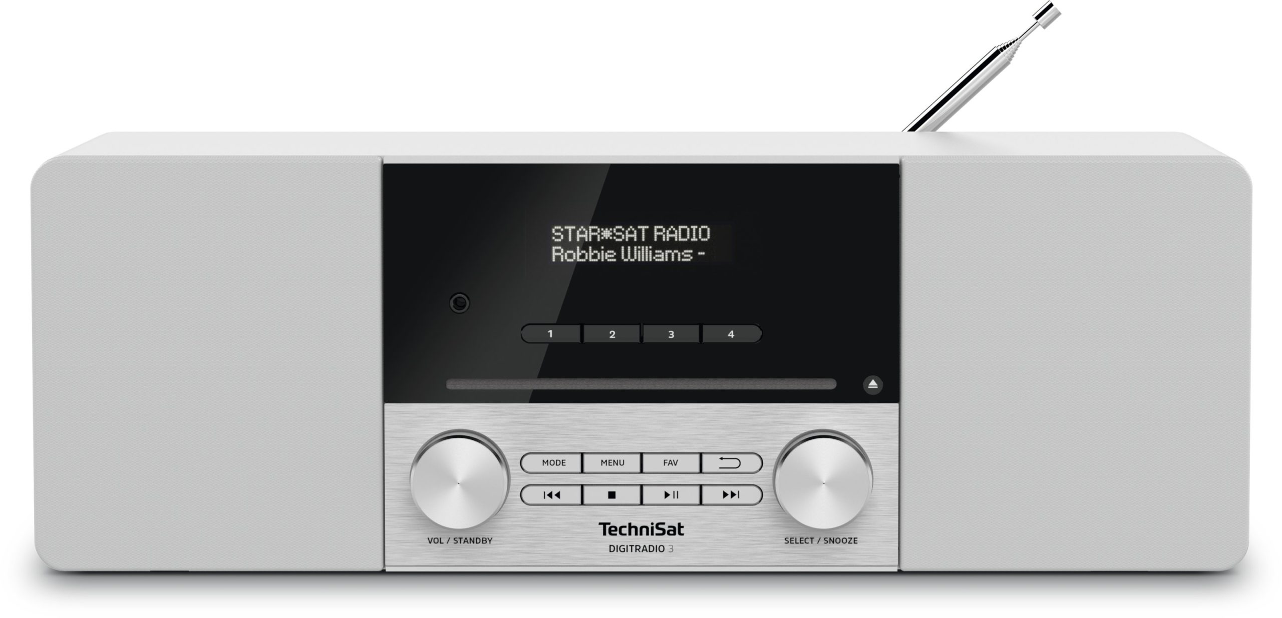 Technisat 3 - Audiosystem - 2 X 10 Watt - Weiß