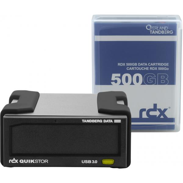 Overland Tandberg Rdx External Drive Kit  500gb Cartridge + Software