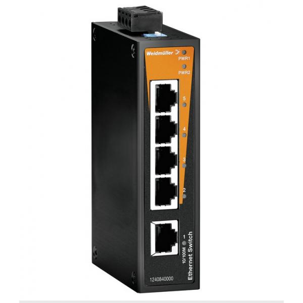 Weidmueller Industrieswitch Unmanaged Weidmüller IE-SW-Bl05-5tx Anzahl Ethernet Ports 5