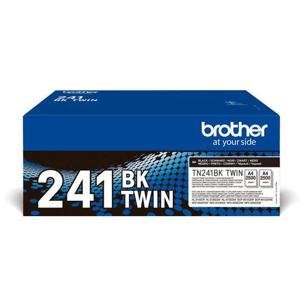 Brother Toner/tn241bktwin Black 2x2500p