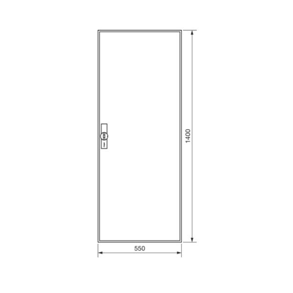 Hager Elektro Hager Zählerschrank Ip44 Skii      Zb52s 1400x550x205mm