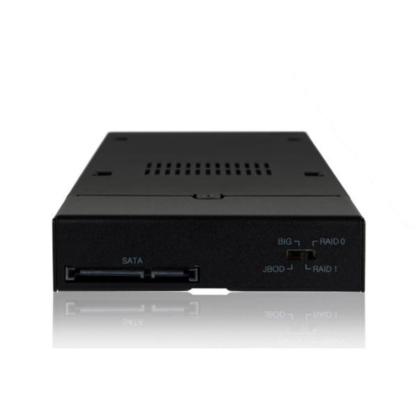 Icy Dock Mb992skR-B § 2x2,5" Sata Ssd/hdd In 3,5" M.raid - Image 4