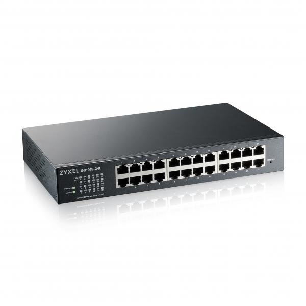 Zyxel 24-Port Gbe Smart Switch Nebulaflex,fanless