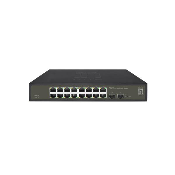 Levelone Switch 16x Ge GeS-2118      2xgsfp 19"