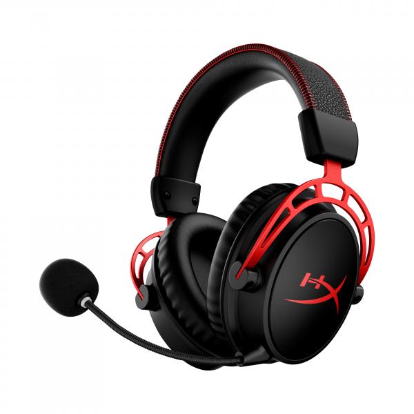 Kingston Hyperx Cloud Alpha Gaming Headset (stereo, Ohrumschließend, Kabellos, SchwarZ-Rot, 300 Stun