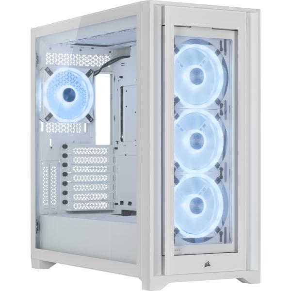 Corsair Icue 5000x Rgb (tempered Glass) Ql True White