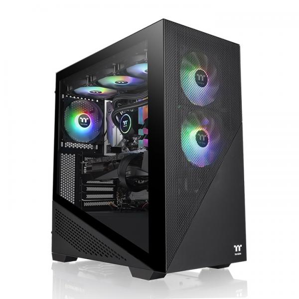 Thermaltake Divider 370 Tg Midi Tower  "argb"    Schwarz Retail