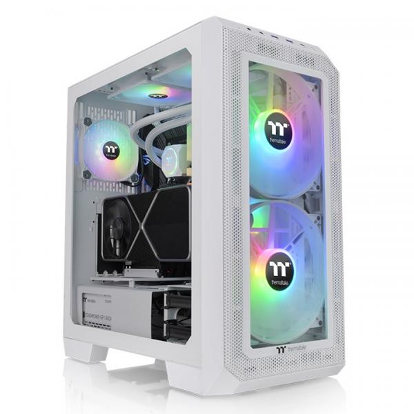 Thermaltake View 300 Mx Midi Tower  "argb Snow"     Weiß Retail