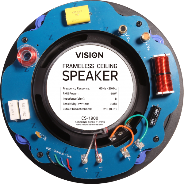 Vision Professional Pair 6.5" Ceiling Speakers - Image 3