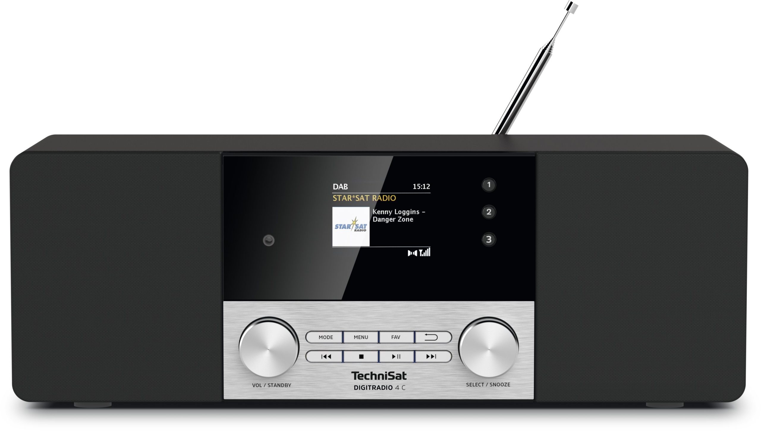 Technisat Digitradio4c Sw/si Schwarz / Silber