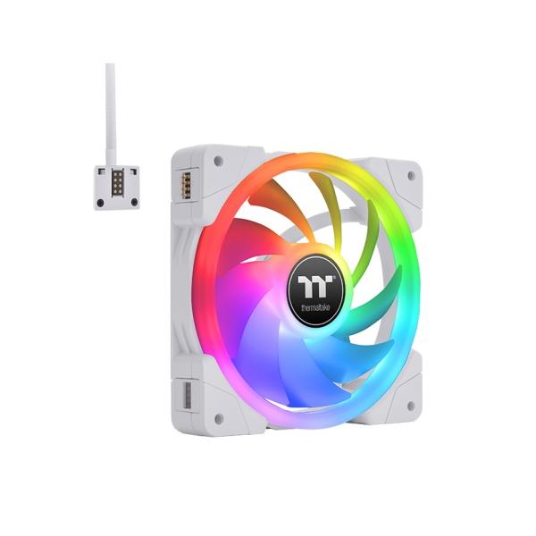 Thermaltake Swafan Ex14 Rgb Pc Cooling Fan White Tt Premium Edition (weiß, 3er Pack, Inkl. Controlle