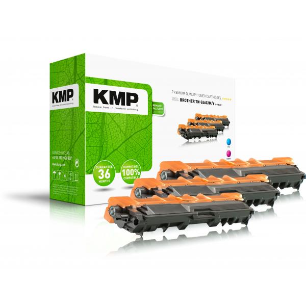 Kmp Multipack B T58cmy 3er Pack Gelb, Cyan, Magenta Tonerpatrone