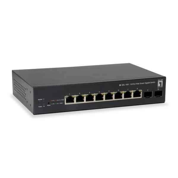 Level One Levelone Switch 8x Poe GeP-1051      2xgsfp 70w