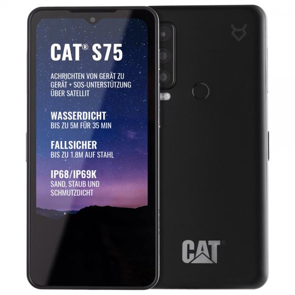 Caterpillar Cat S75 Black Dual Sim, Outdoor Smartphone Ip68 Und Ip69k, Wasserdicht, Sturzsicher 5g,