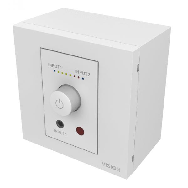 Vision Professional Tc3-Amp 2 X 25 W (rms) Verstärker Und CS-1900 6,5-ZolL-Deckenlautsprecherpaar, S