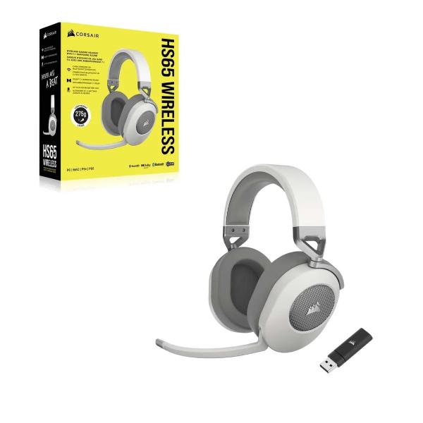 Corsair Hs65 Wireless White Gaming Headset - Image 4