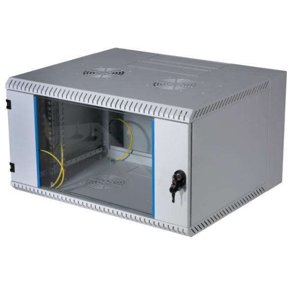 Efb Elektronik 19" Wandgehäuse 6he, Schwenkend, 2-Teilig, Ral7035, Tiefe 500 Mm (691606vgr.50)