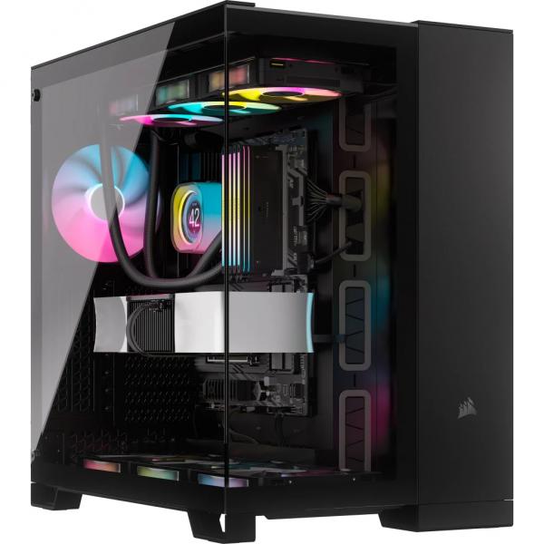 Corsair Geh Midi 6500x Icue Link Rgb Dual Chamber Black