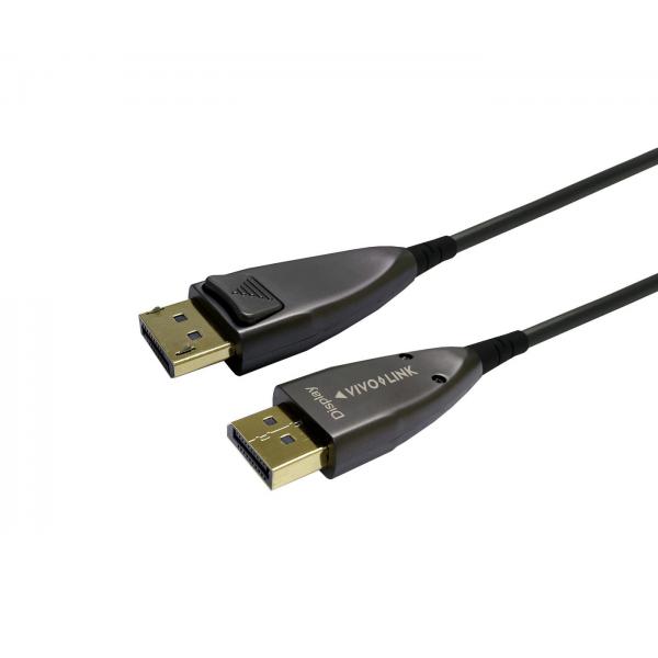 Vivolink Pro Displayport Optical 10 M Schwarz - Grau (prodpop10)