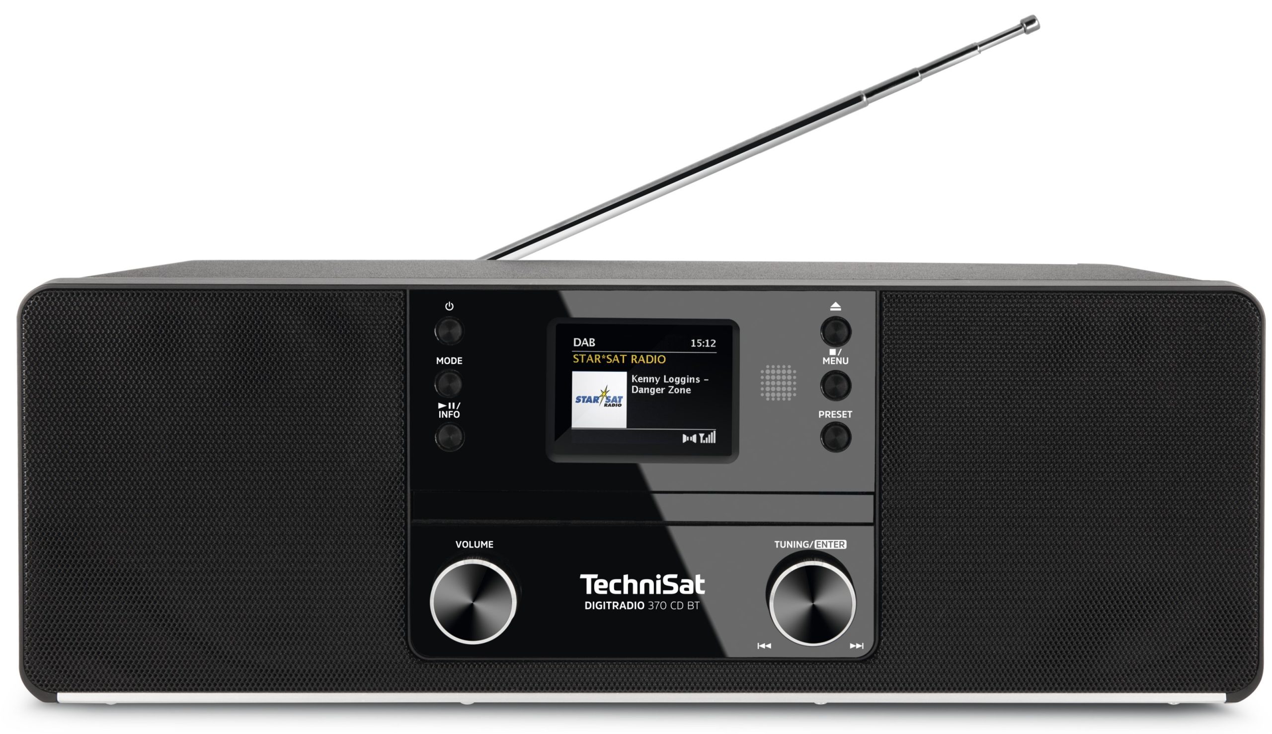 Technisat Digitradio 370 Cd Bt CD-Radio Dab+, Ukw Cd Schwarz