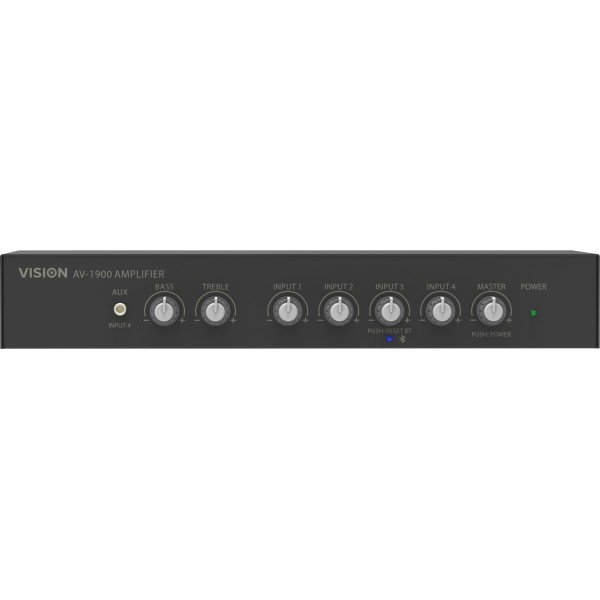 Vision Professioneller Digitaler AudiO-MixeR-Verstärker - 30 Jahre Garantie - 2 X 50 W (rms @ 8 Ohm) - Image 3