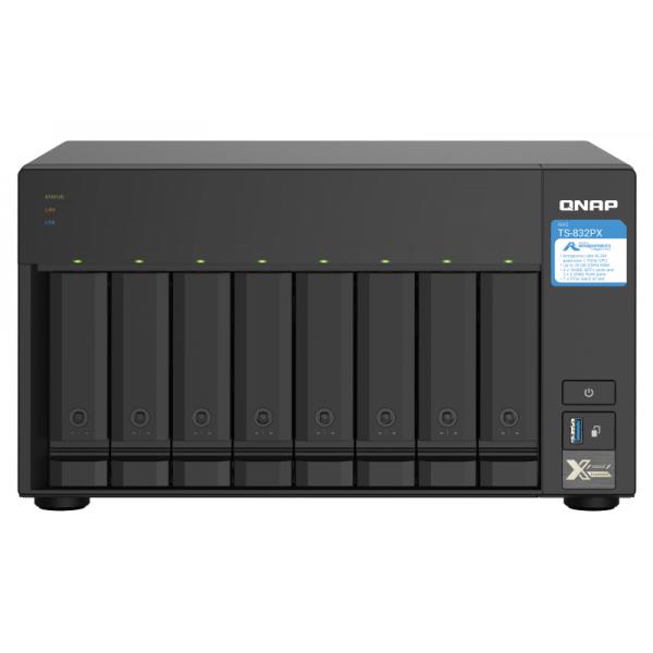 Qnap Nas TS-832pX-4g 8bay Desktop
