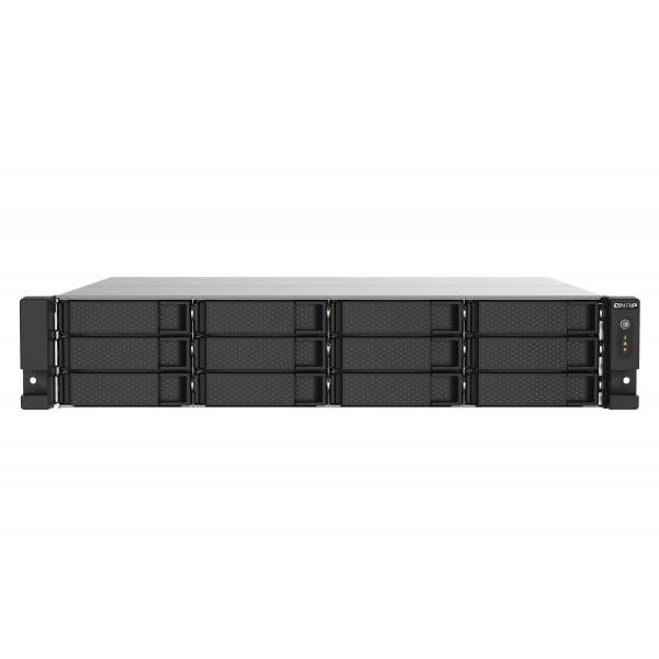 Qnap TS-1273aU-Rp - NaS-Server - 12 Schächte - Rack - Einbaufähig - Sata 6gb/s - Raid 0, 1, 5, 6, 10