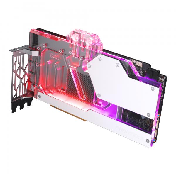 Phanteks Glacier G40 Rtx 4080/90 Wasserblock Inkl. Backplate Für Msi, D-RgB- Weiß (pH-Gb4090ms_mw01_