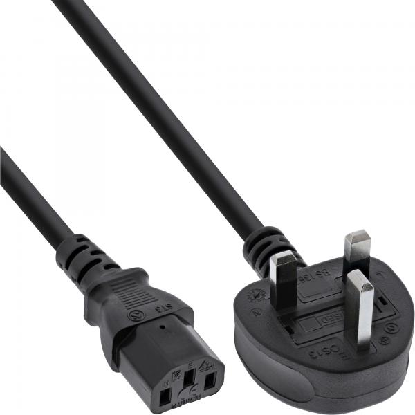 Inline - Stromkabel - Bs 1363 (s) Bis Iec 60320 C13 - Wechselstrom 250 V - 7 A - 1.
