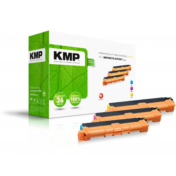 Kmp Toner KombI-Pack Ersetzt Brother TN-247c, TN-247m, TN-247y, Tn247c, Tn247m, Tn247y Kompatibel cy