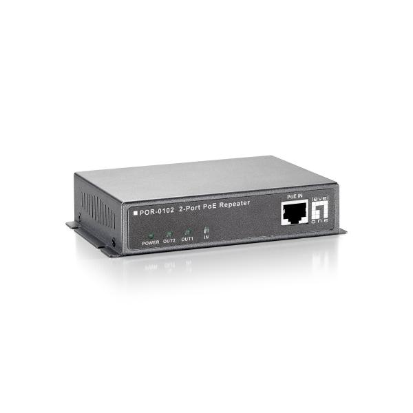 Levelone PoR-0102 2-Port Poe Repeater