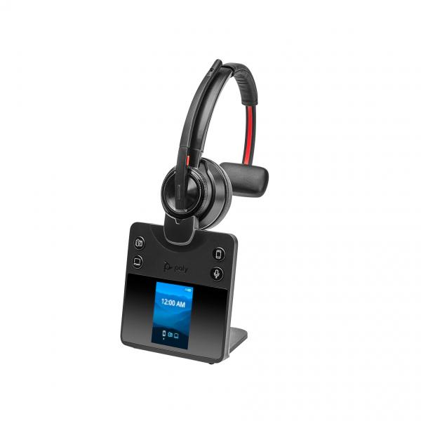 Hp Poly Savi 8410 Office - Savi 8400 Series - Headset - ON-Ear - Dect / Bluetooth - Kabellos - Schwa