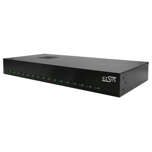 Exsys EX-11016 Ladegerät Für Mobilgeräte Universal Schwarz Ac Schnellladung Drinnen (eX-11016)