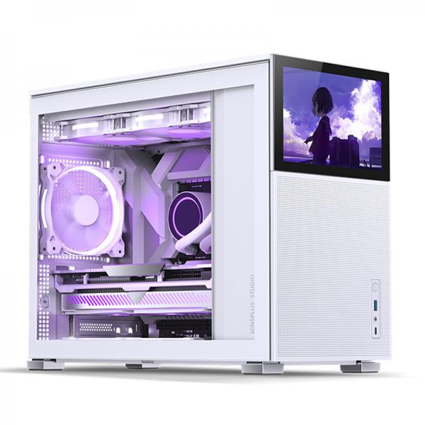 Jonsbo D31 Mesh Screen MicrO-Atx Gehäuse, Tempered Glass - Weiß
