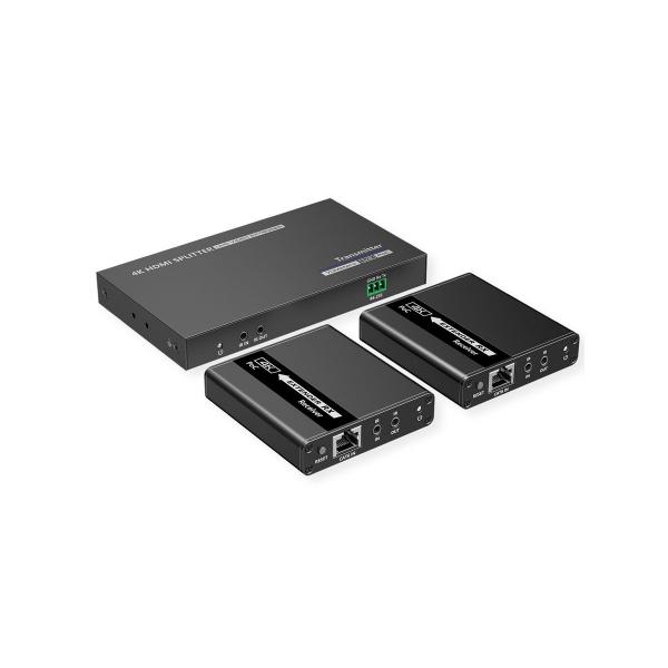 Value Hdmi Splitter 3fach Mit Verlängerung 2x Uber Tp Bis 40m - Image 3