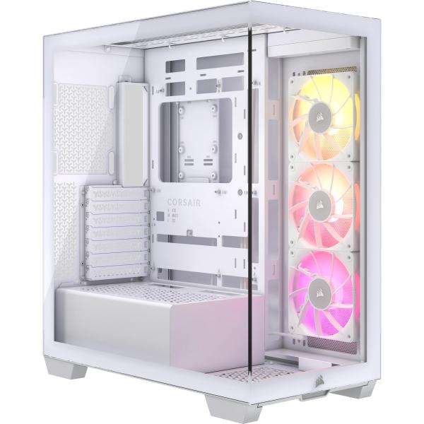 Corsair Midi Icue 3500x Rgb (tempered Glass) White