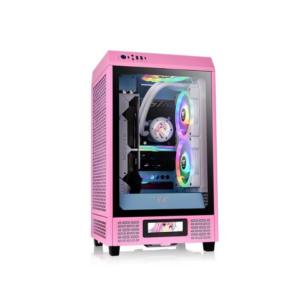 Thermaltake The Tower 200 MinI-Tower MinI-Itx Gehäuse Mit Sichtfenster Pink